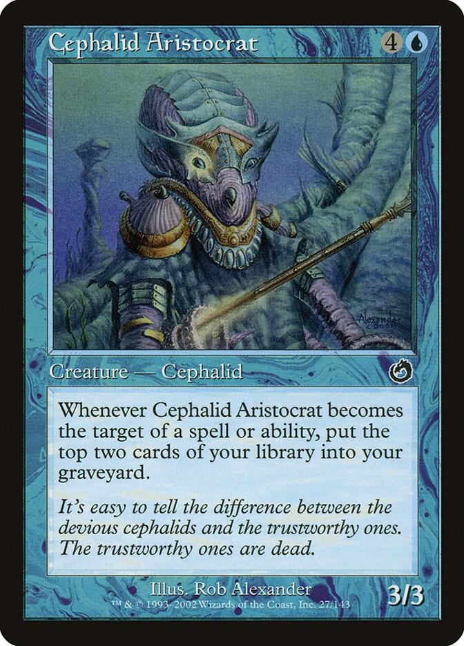 Cephalid Aristocrat 27 card from Torment