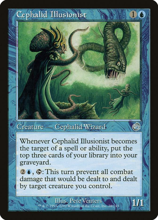 Cephalid Illusionist 28 card from Torment