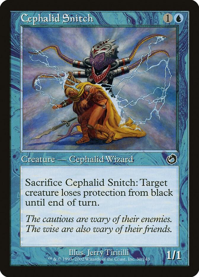 Cephalid Snitch 30 card from Torment