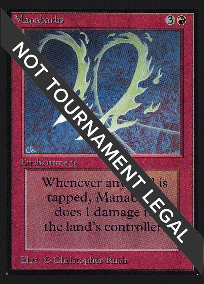 Manabarbs (IE) card from International Edition