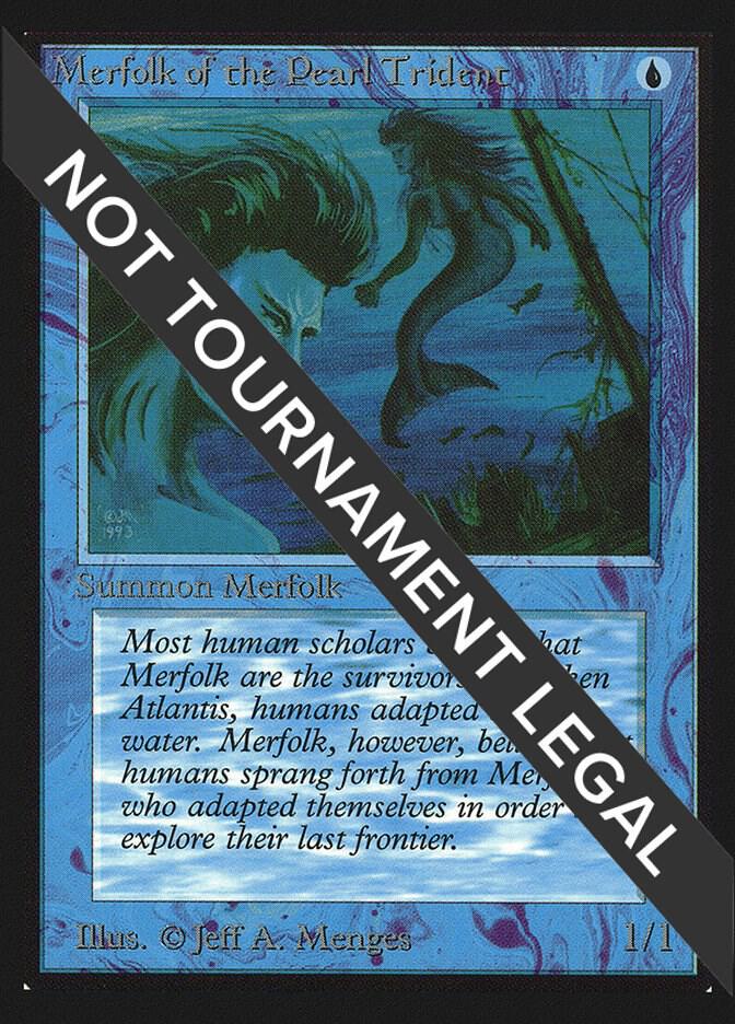 Merfolk of the Pearl Trident (IE) card from International Edition
