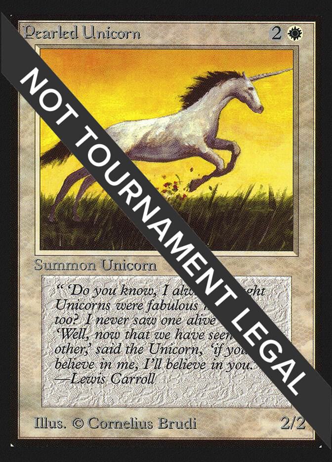Pearled Unicorn (IE) card from International Edition