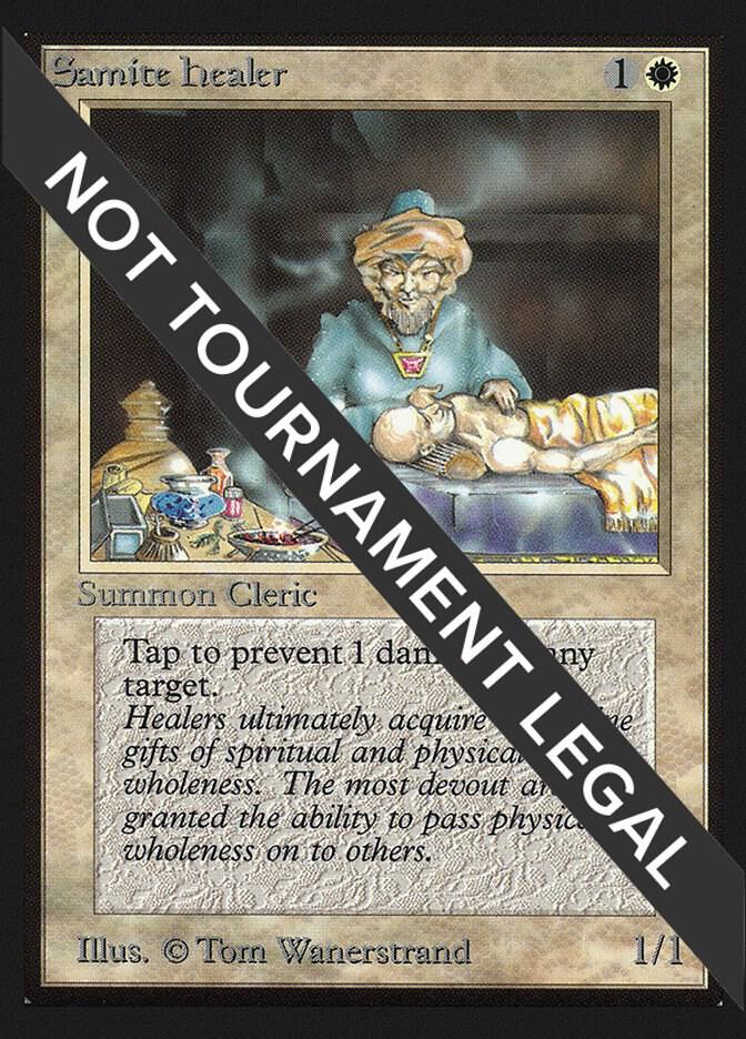 Samite Healer (IE) card from International Edition