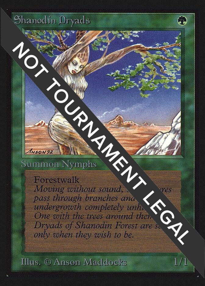 Shanodin Dryads (IE) card from International Edition