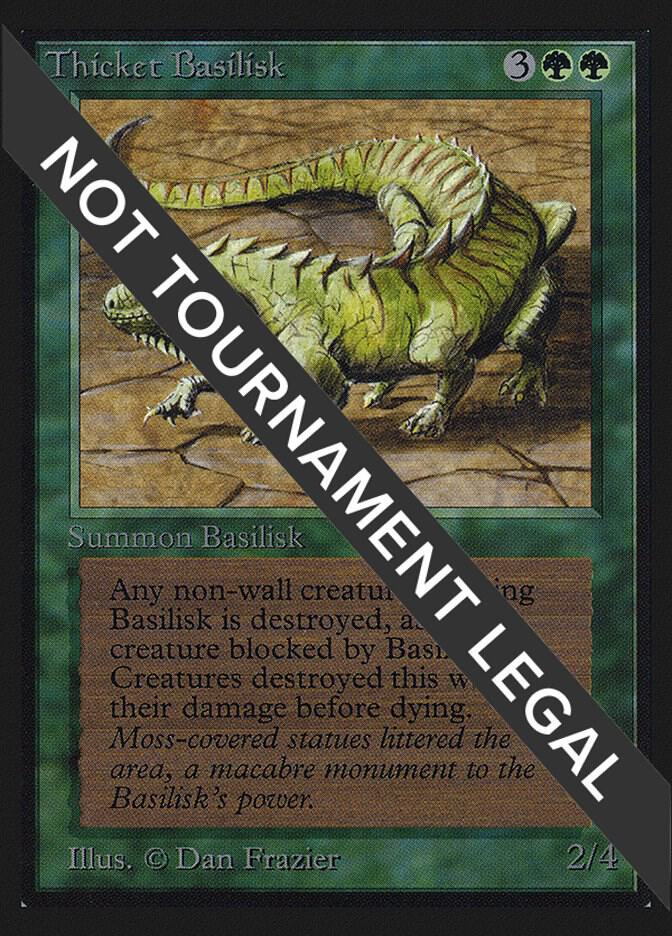 Thicket Basilisk (IE) card from International Edition