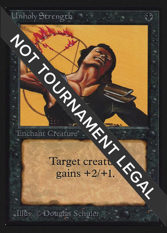 Unholy Strength (IE) card from International Edition
