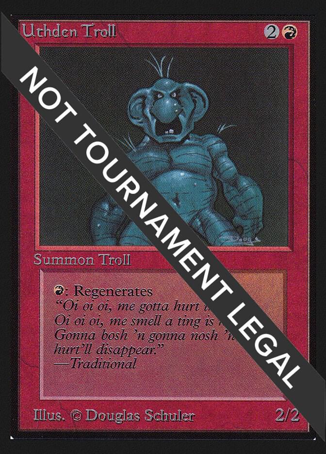 Uthden Troll (IE) card from International Edition