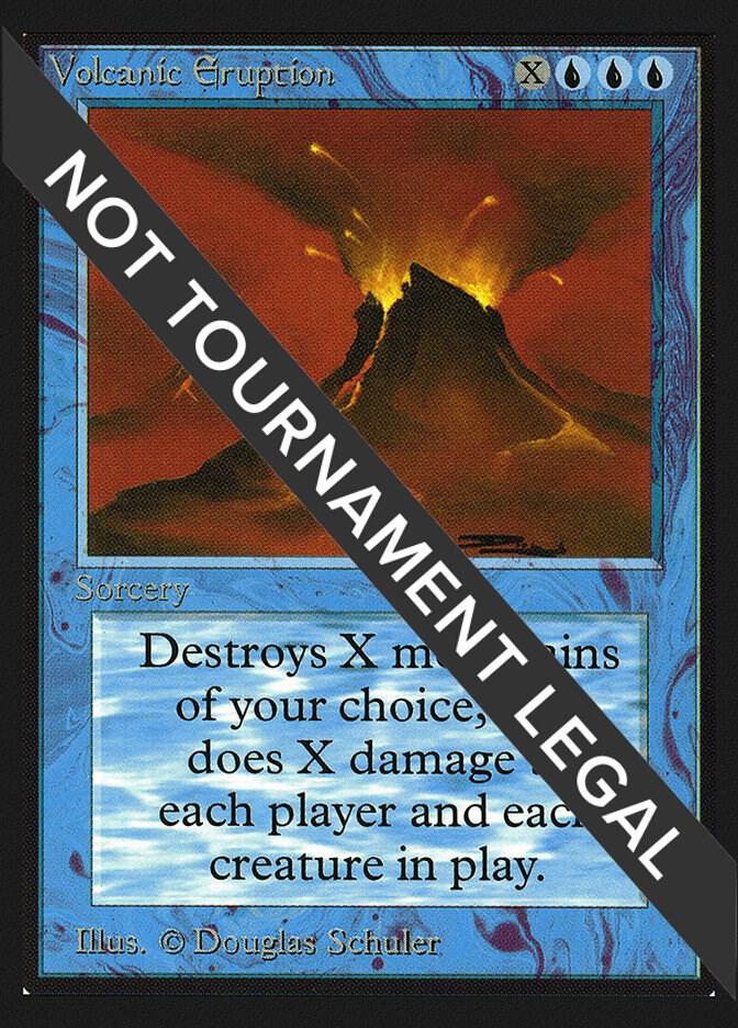 Volcanic Eruption (IE) card from International Edition