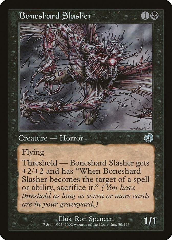 Boneshard Slasher 50 card from Torment