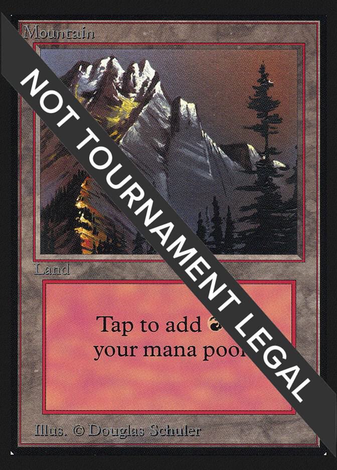 Mountain (A) (IE) 286 card from International Edition