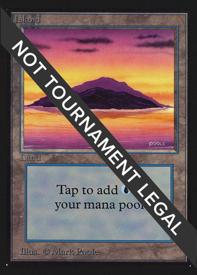 Island (A) (IE) 283 card from International Edition