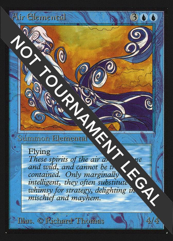 Air Elemental (CE) card from Collector's Edition