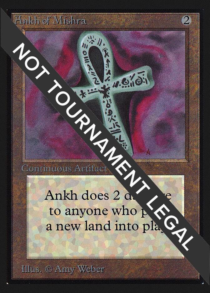 Ankh of Mishra (CE) card from Collector's Edition