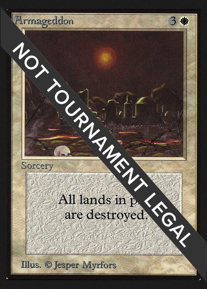 Armageddon (CE) card from Collector's Edition