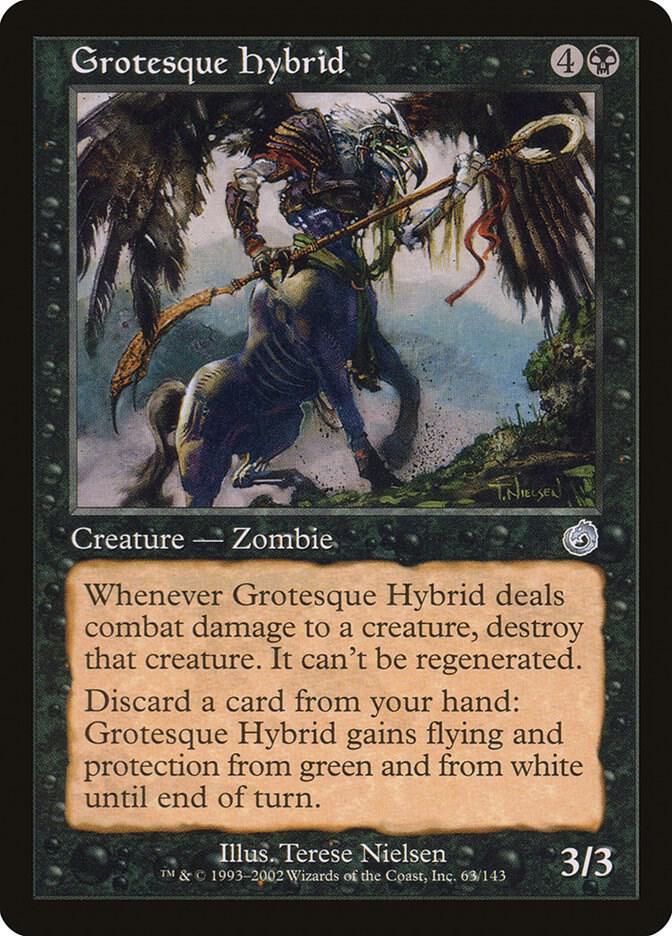 Grotesque Hybrid 63 card from Torment