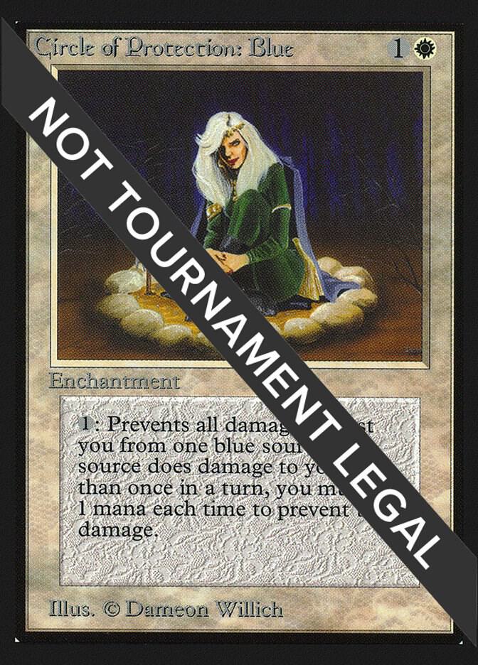 Circle of Protection: Blue (CE) card from Collector's Edition