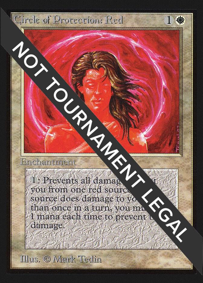Circle of Protection: Red (CE) card from Collector's Edition