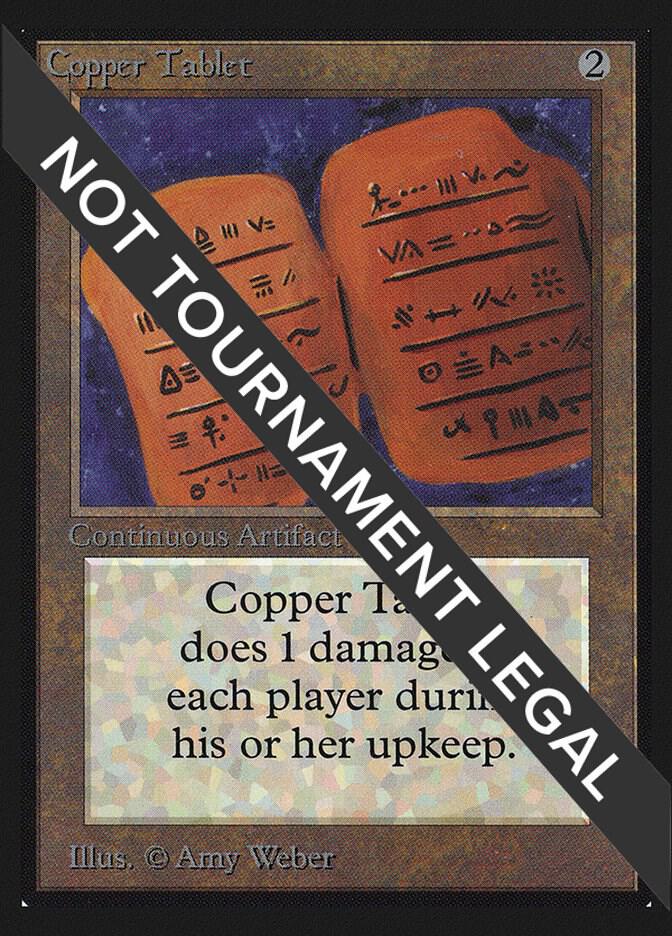 Copper Tablet (CE) card from Collector's Edition