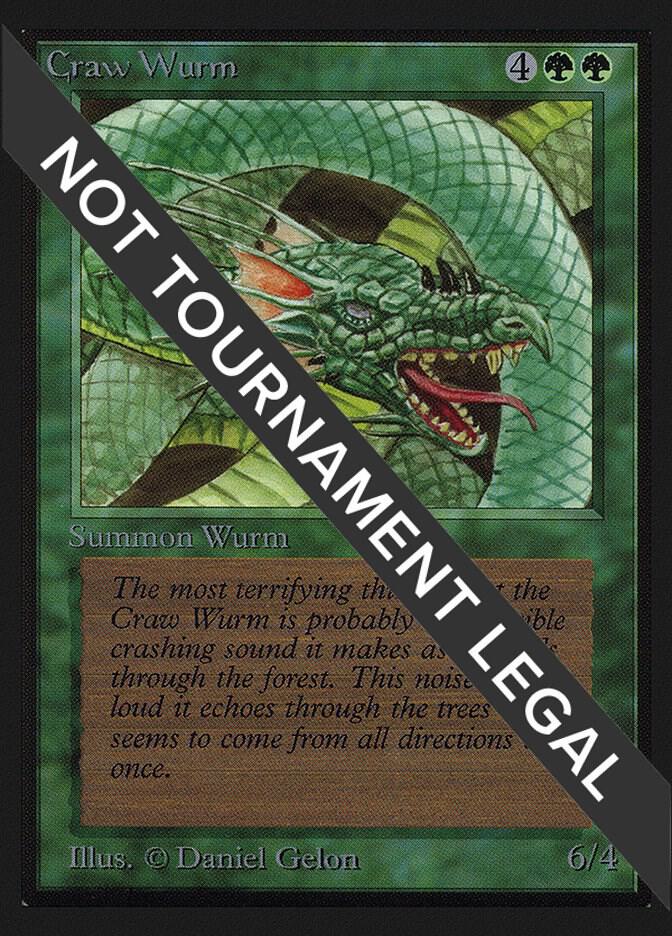 Craw Wurm (CE) card from Collector's Edition