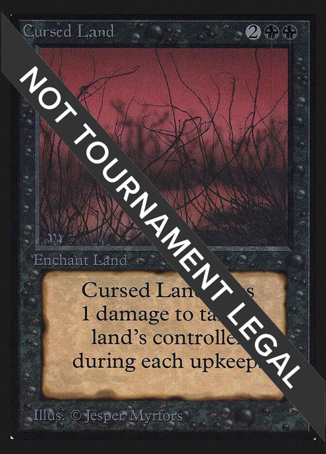 Cursed Land (CE) card from Collector's Edition