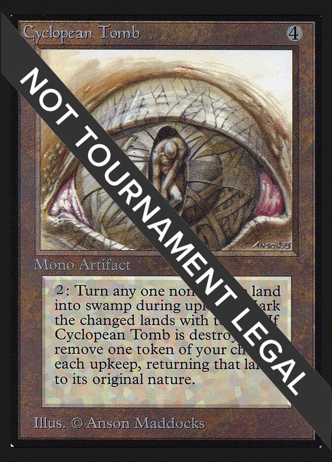Cyclopean Tomb (CE) card from Collector's Edition