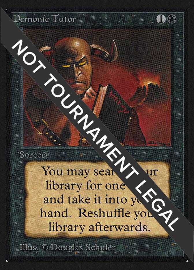 Demonic Tutor (CE) card from Collector's Edition