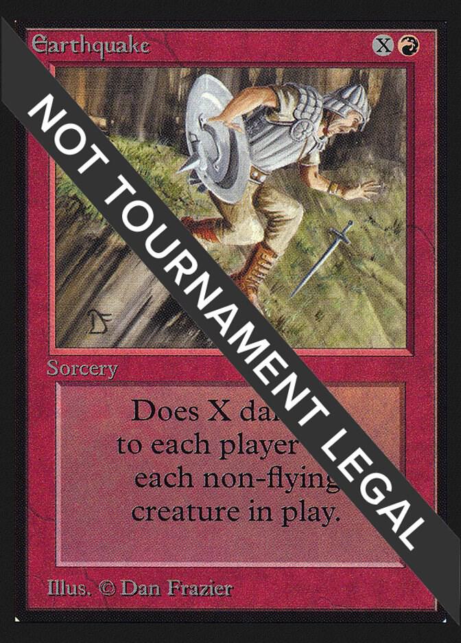 Earthquake (CE) card from Collector's Edition