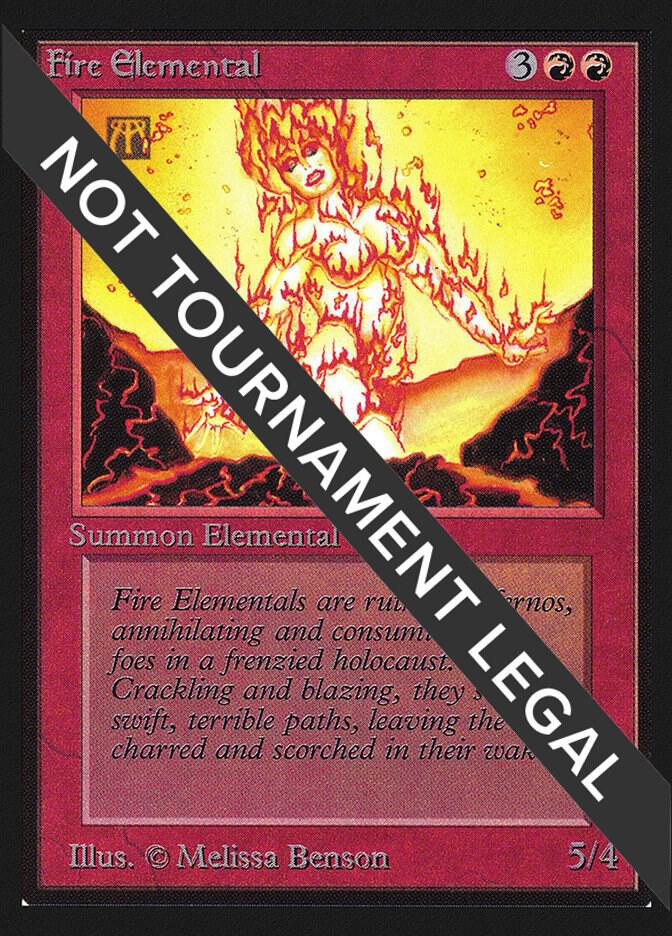Fire Elemental (CE) card from Collector's Edition