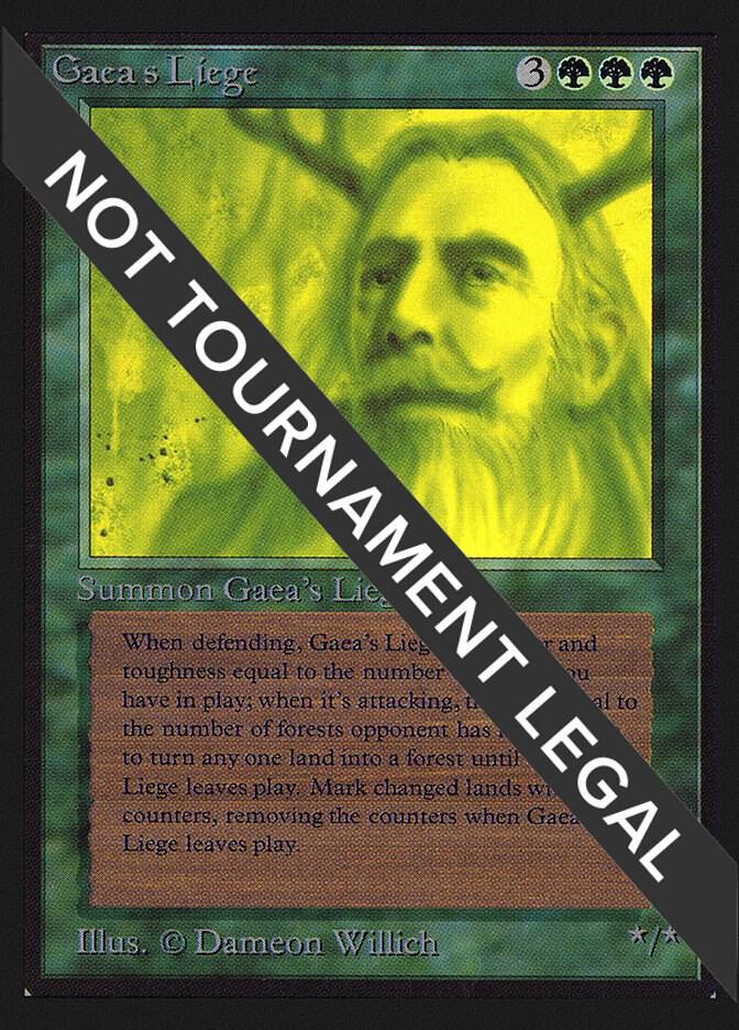 Gaea's Liege (CE) card from Collector's Edition