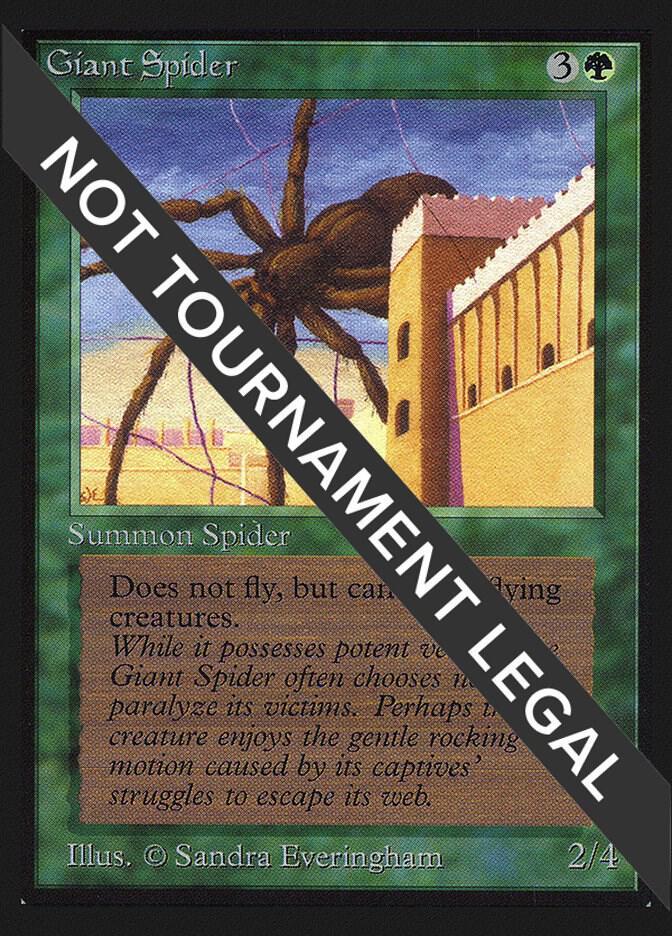 Giant Spider (CE) card from Collector's Edition