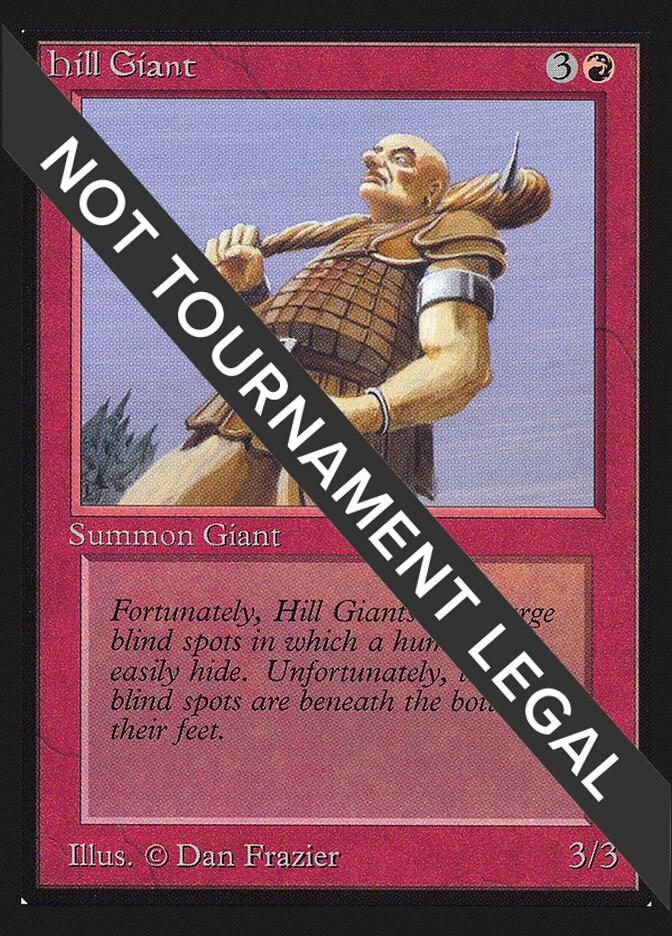 Hill Giant (CE) card from Collector's Edition