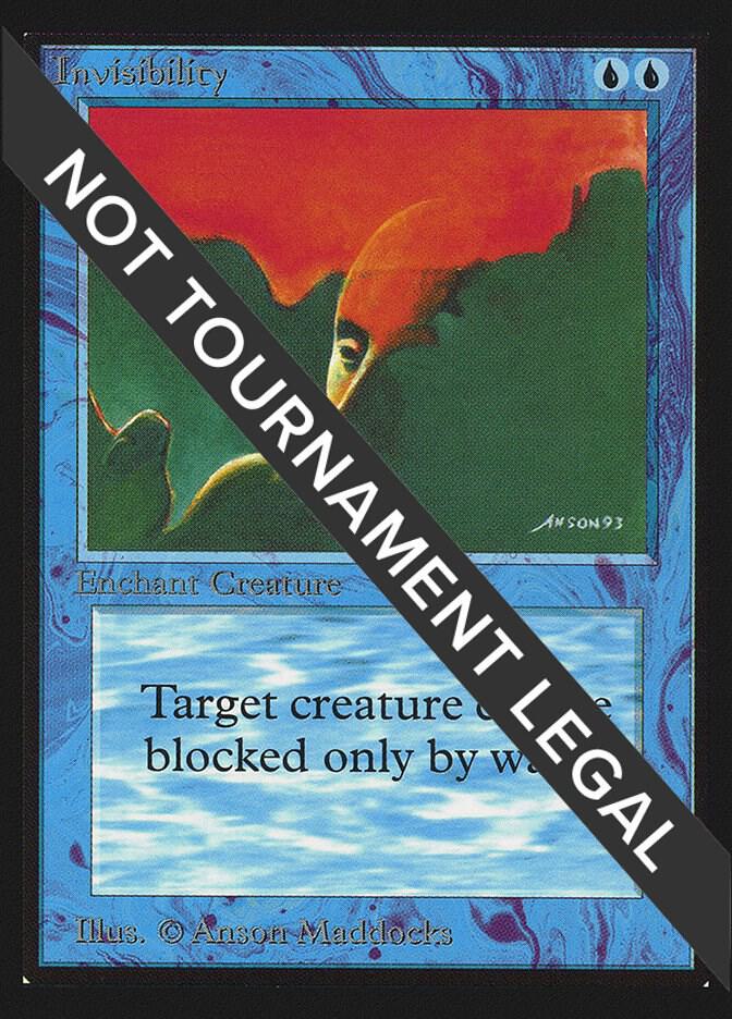 Invisibility (CE) card from Collector's Edition