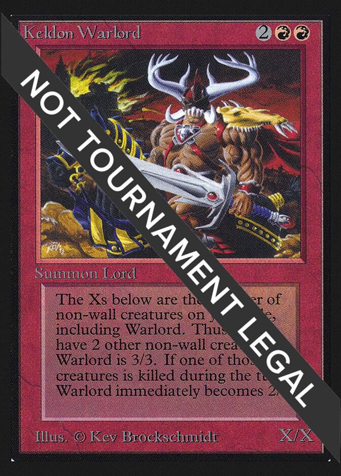 Keldon Warlord (CE) card from Collector's Edition