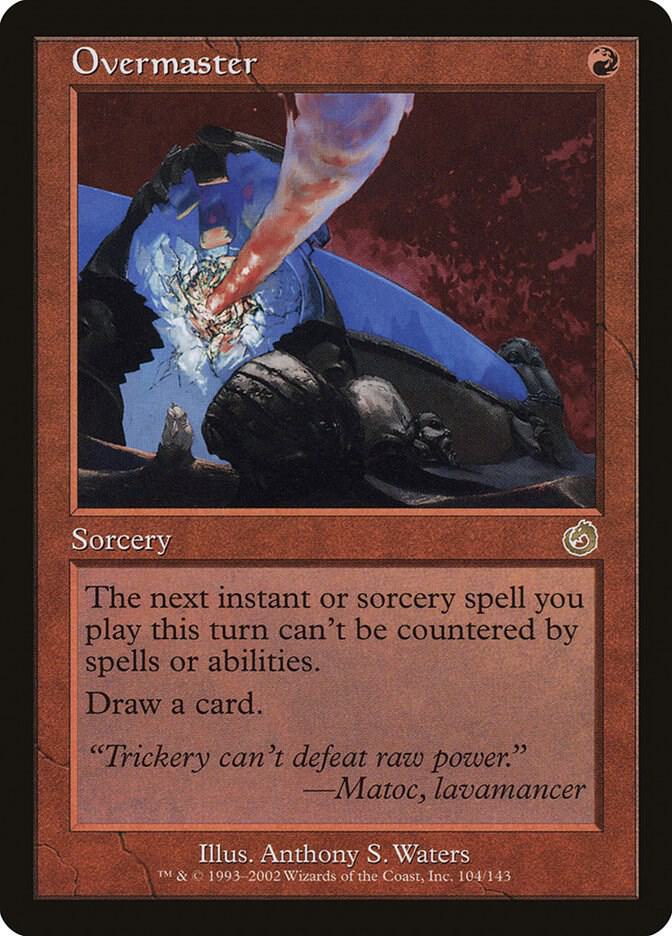 Overmaster 104 card from Torment