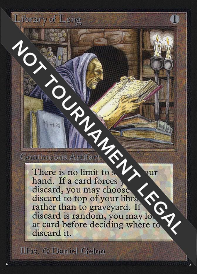 Library of Leng (CE) card from Collector's Edition