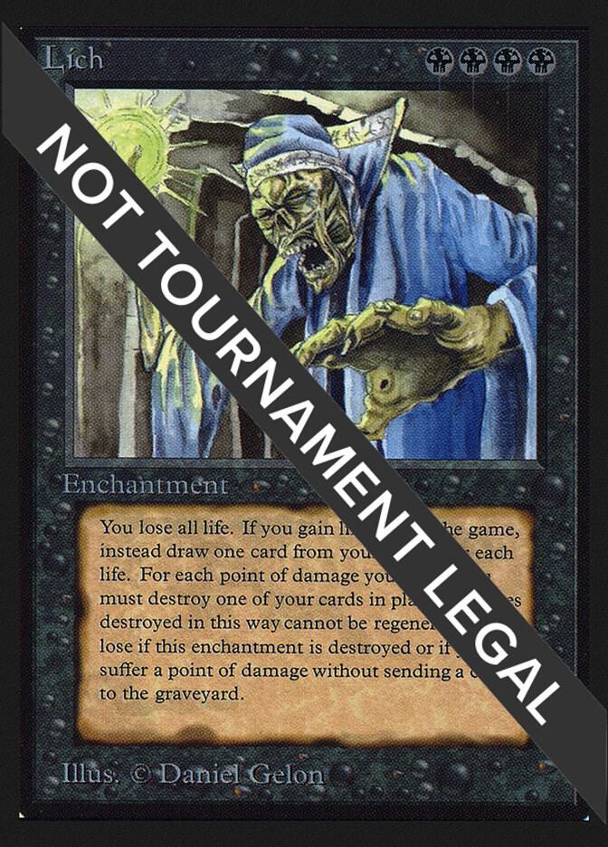 Lich (CE) card from Collector's Edition