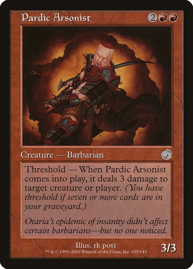 Pardic Arsonist 105 card from Torment