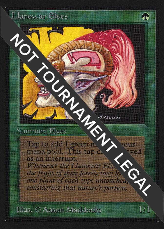 Llanowar Elves (CE) card from Collector's Edition