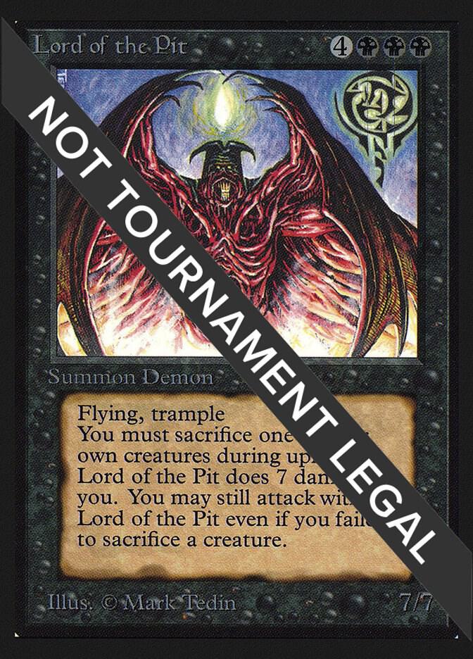 Lord of the Pit (CE) card from Collector's Edition