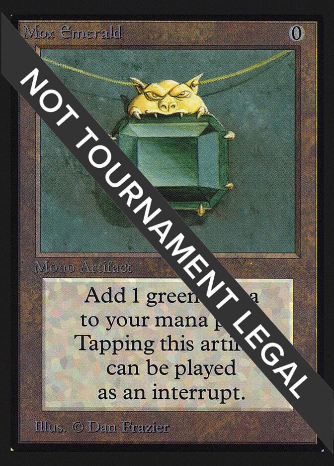 Mox Emerald (CE) card from Collector's Edition