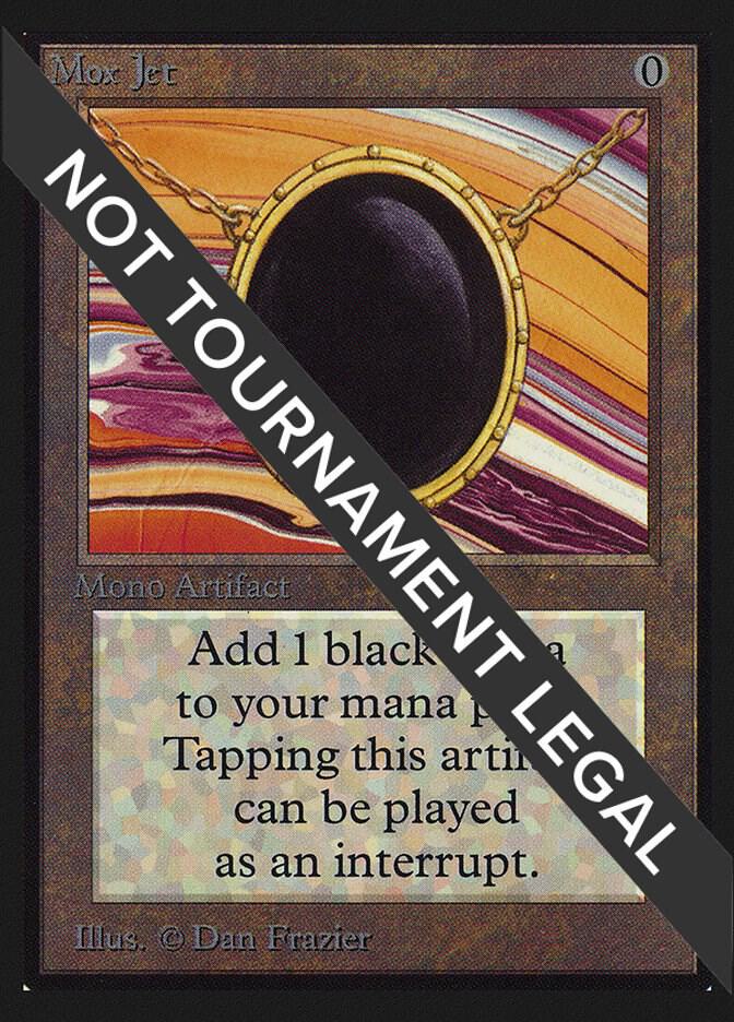Mox Jet (CE) card from Collector's Edition