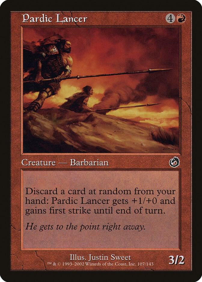 Pardic Lancer 107 card from Torment