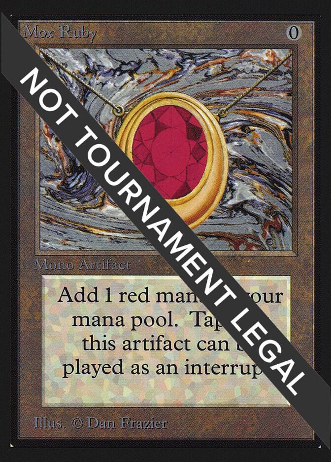 Mox Ruby (CE) card from Collector's Edition