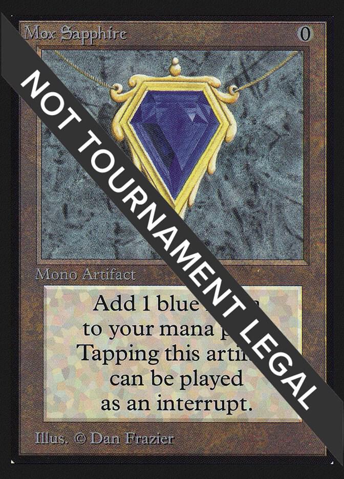 Mox Sapphire (CE) card from Collector's Edition