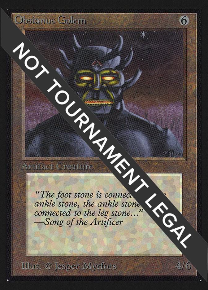 Obsianus Golem (CE) card from Collector's Edition