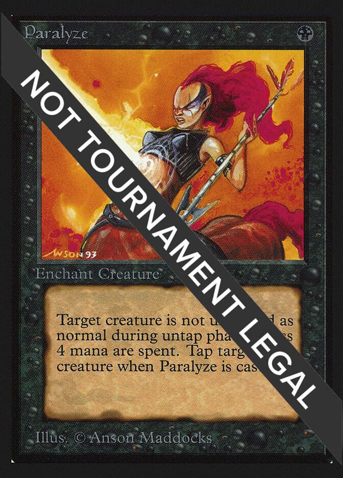 Paralyze (CE) card from Collector's Edition