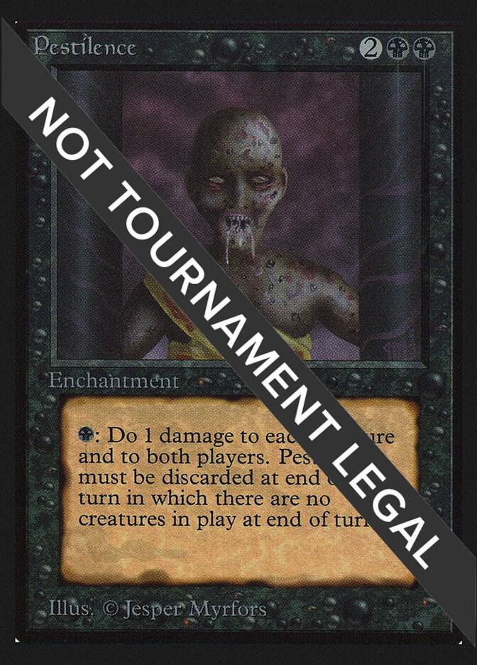 Pestilence (CE) card from Collector's Edition