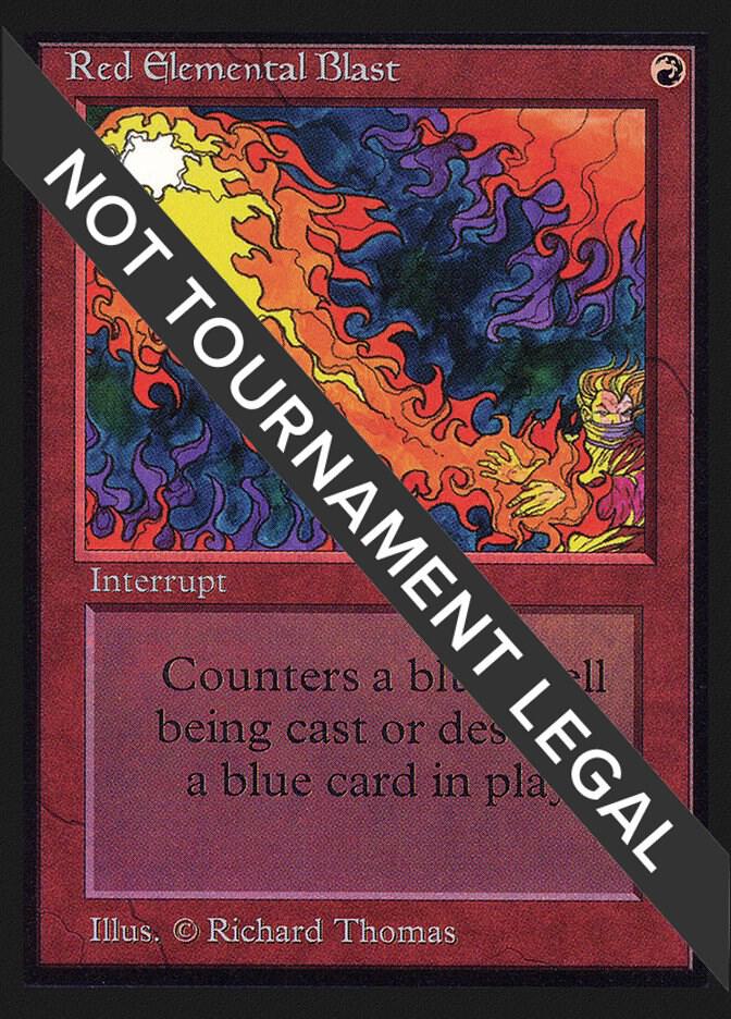 Red Elemental Blast (CE) card from Collector's Edition