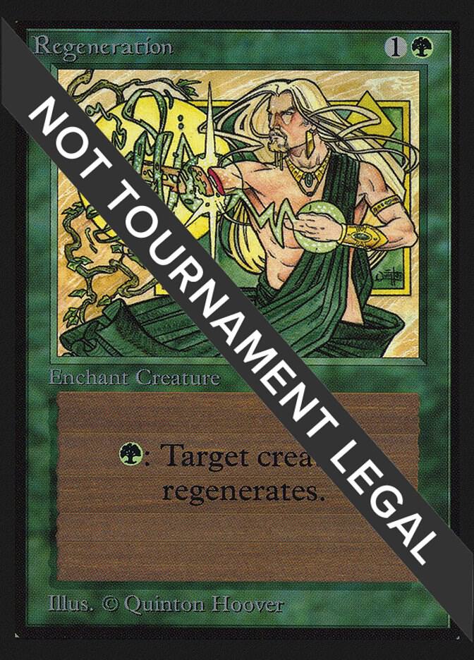 Regeneration (CE) card from Collector's Edition