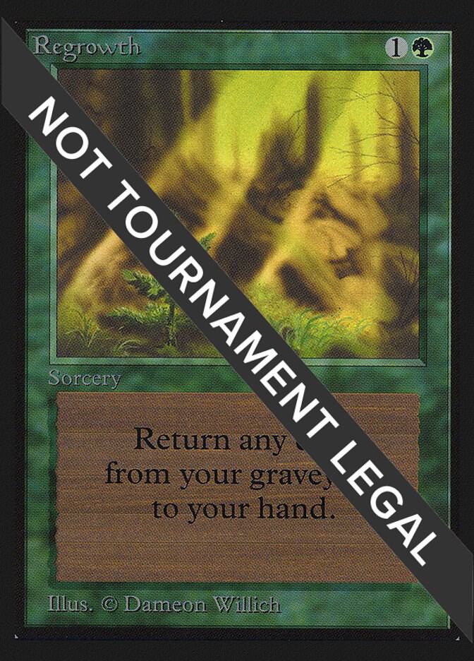 Regrowth (CE) card from Collector's Edition